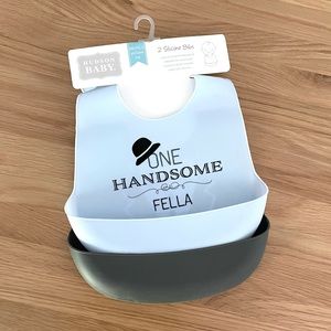 Pack of 2 Silicone Bibs